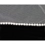 Veil - Rhinestone Embellishment - Multi Layers - 36" - VL-V1056-36-WT